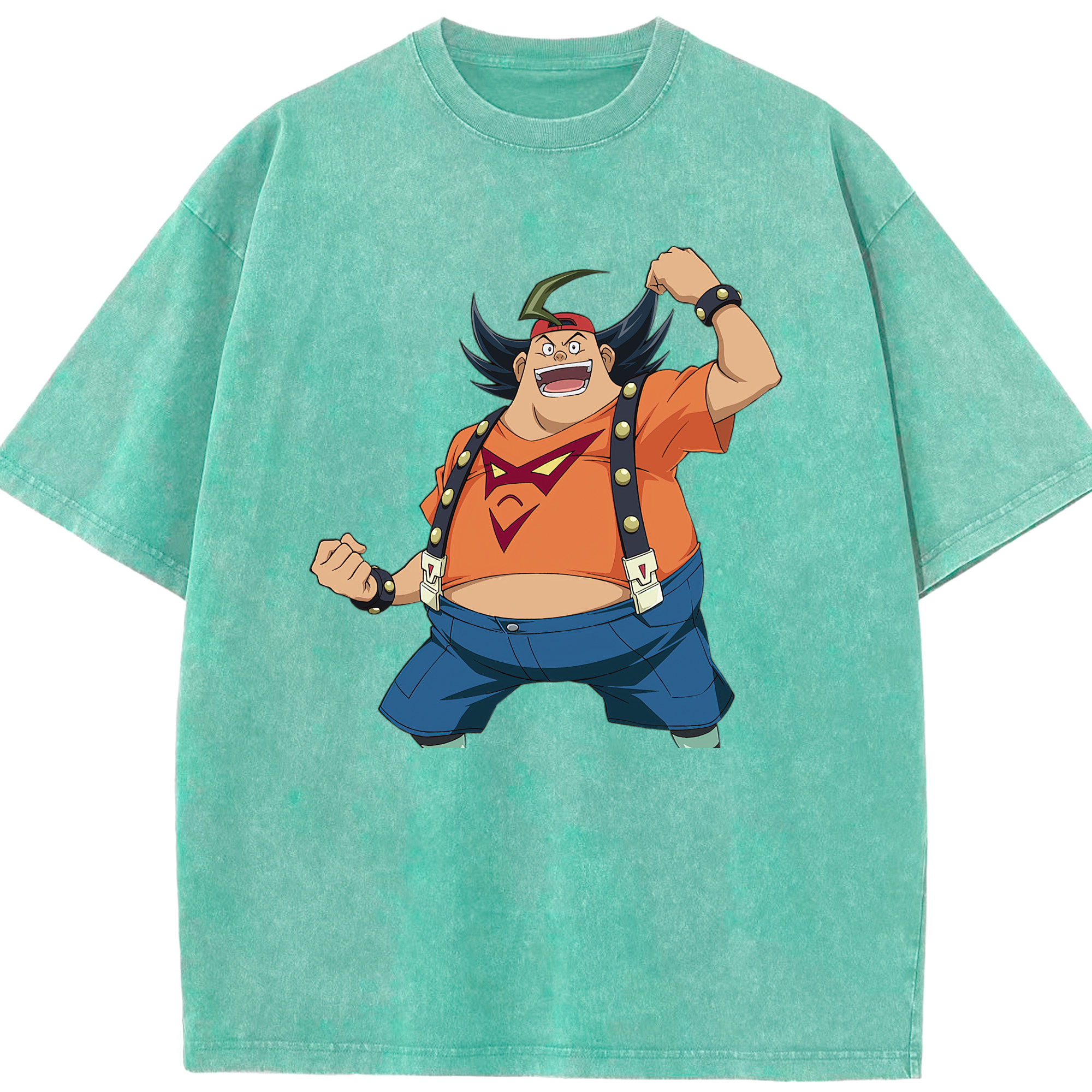 （画像用） 遊☆戯☆王 Yu-Gi-Oh! 綿100% ヴィンテージ風 半袖Tシャツ（フロントプリント）